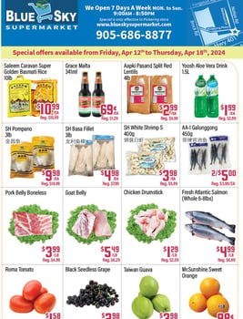 Blue Sky Supermarket - Pickering - Weekly Flyer Specials